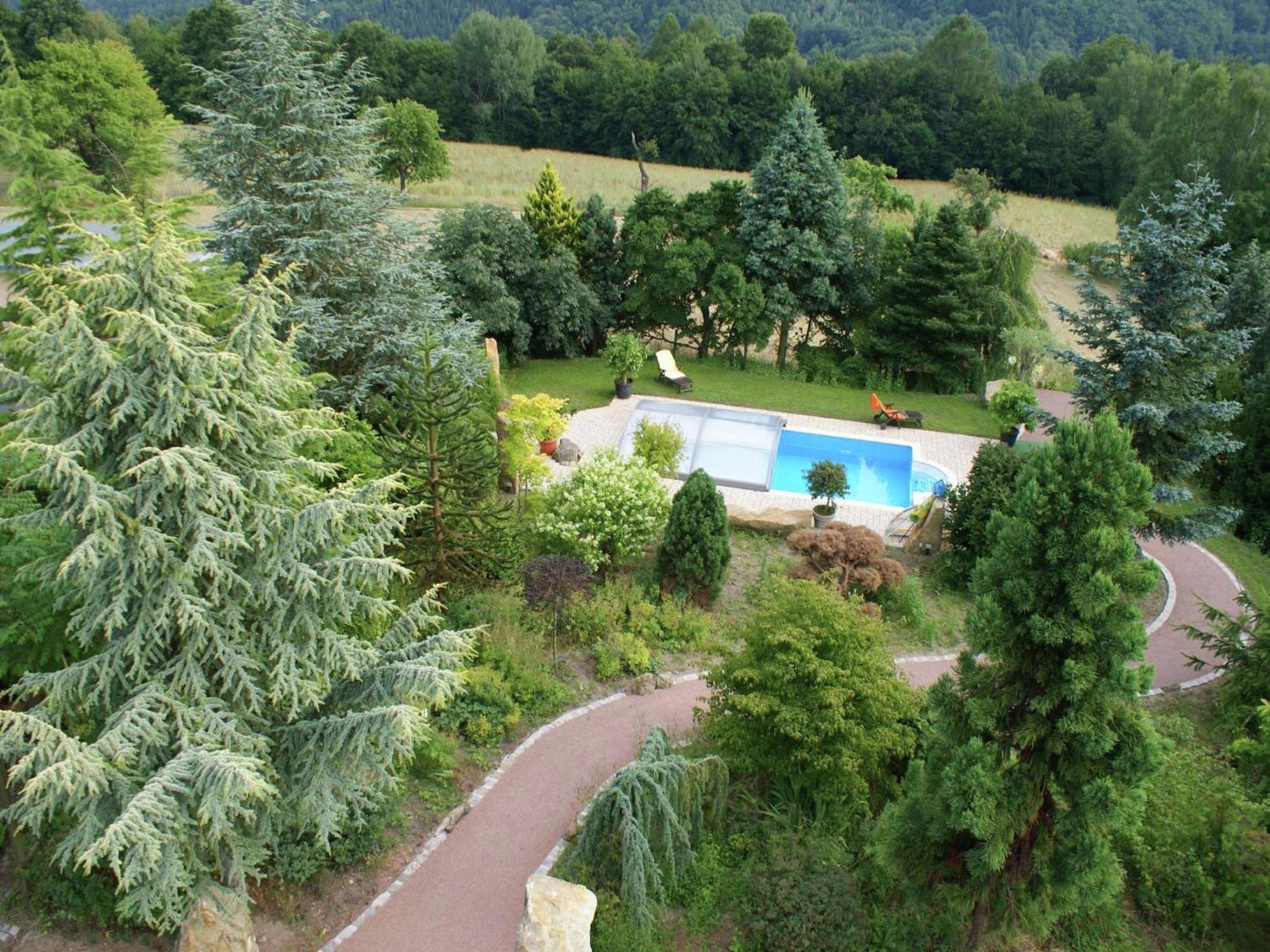 Modern Holiday Home With Shared Swimming Pool In Mittelndorf Exterior foto